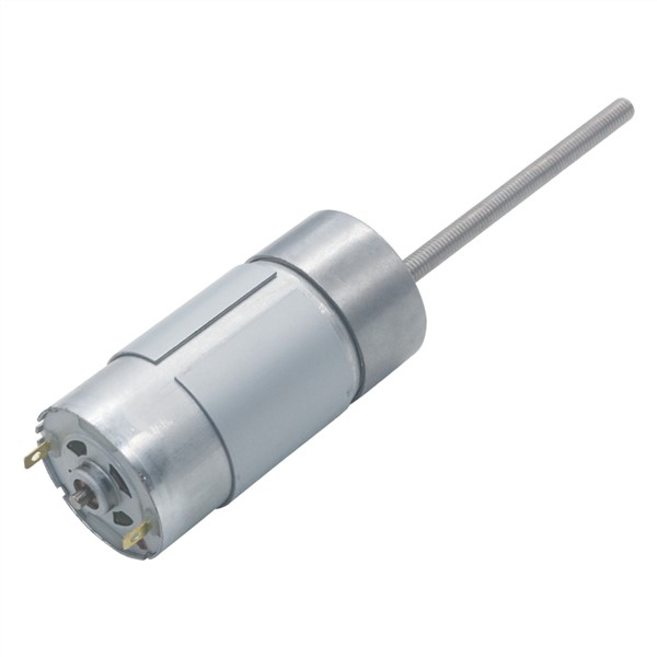 12V 24V DC Small Gear Motor with 80mm Length 6mm Diameter Threaded Rod Lead Screw Shaft