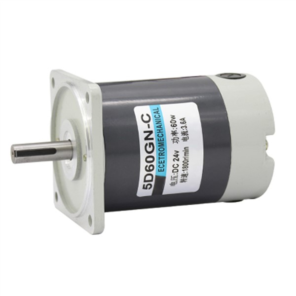 60W Electric Micro DC High Speed Motors 24V 1800/3000RPM Long Life Adjustable Speed Reversible DC Permanent Magnet Motor