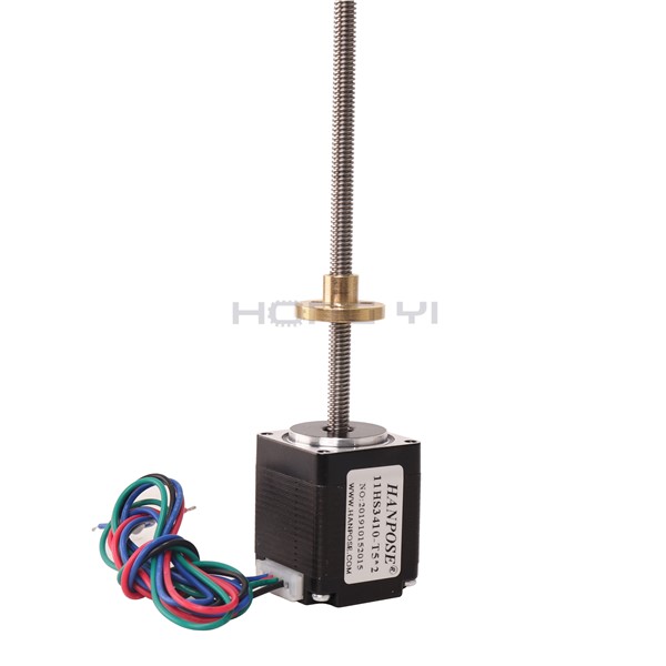 11HS5010 50mm T5 Screw 0.17N. m 1.8 Degree Trapezoid Step Motor Screw Length 200mm / 250mm / 300mm DC Motor