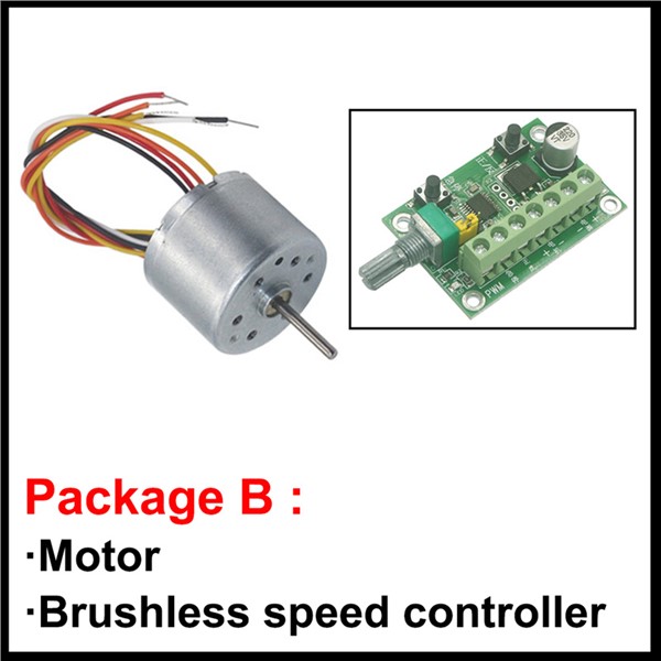 Micro 24V DC High Speed Motors Brushless 8700RPM with PWM Speed Regulation Signal Feedback BLDC in DC Motor Use for Smart Device