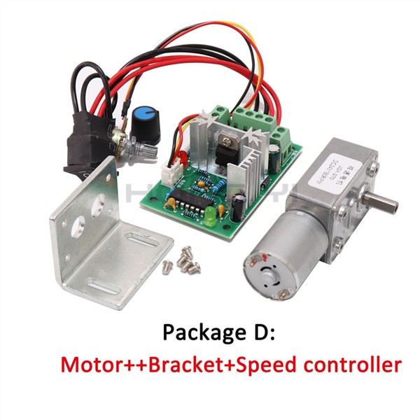 Motor Controller Jgy-370 High Torque 12V DC Low Speed Motor 12V Reducer Micro Motor