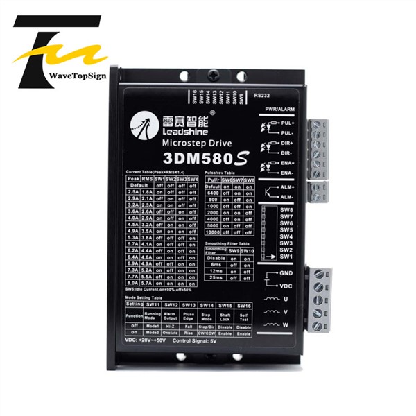 Leadshine 3Phase Stepper Motor Driver 3DM580 3DM580S 3ND583 3DM583 Match Motor 57 86