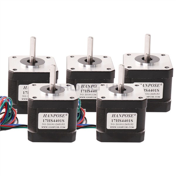 3PCS 42BYGH Nema17 Step Motor 4-Lead (17HS4401S) 42X40mm Nema17 Motor 1.8 Degree Stepper Motor