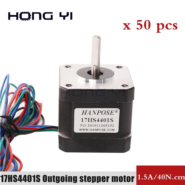 50pcs 3D Printer Accessories 42 Step Motor Small Two-Phase Hybrid Motor 40 Height DIY Engraving Machine DC