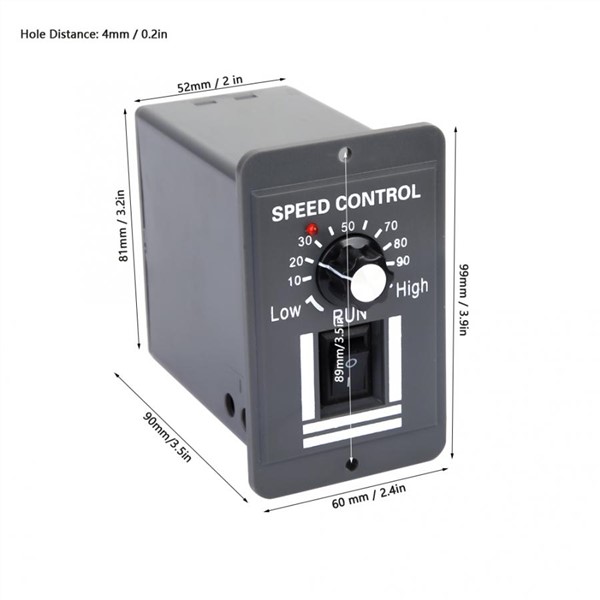 DC9-60V PWM Motor Speed Controller Pulse Width Modulation Variable Speed Switch DC Regulator Controller Electric Motor