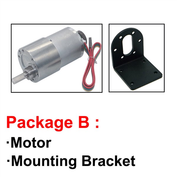 Micro DC Permanent Magnet Hall Encoder Geared Motor 12V 24V in High Torque DC Motor 5-1230RPM Reversed & Speed Can Be Measured