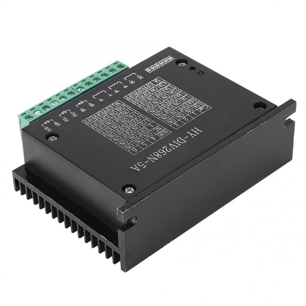 Hybrid Stepper Motor Driver Two-Phase CNC Controller 0.2-5A TB6600 DC12-48V Input Stepper Motor Driver