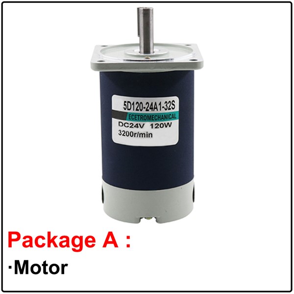 200W permanent magnet DC motor 220V 1800rpm high speed motor