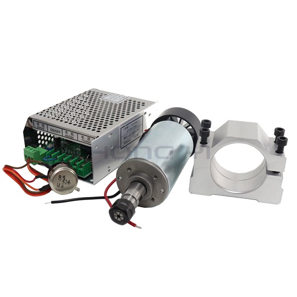 Best Prices!! CNC Spindle Motor 300W + 52mm Clamps Bracket (Send Four Screws) +Power Governor Set for CNC