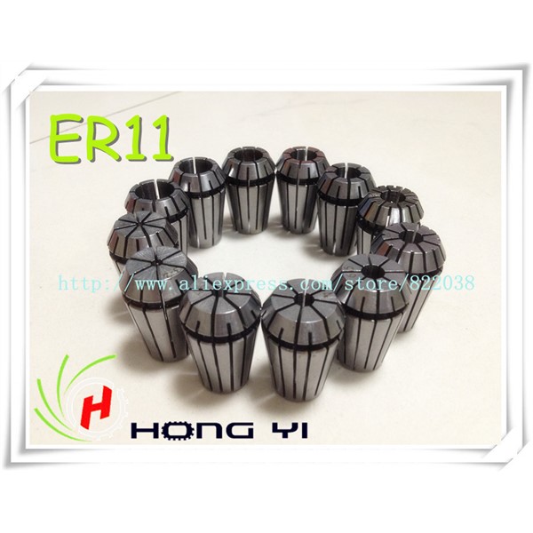 Best Prices!! Er11 Collet Set 13 Pcs from 1 Mm to 7 Mm Chuck for CNC Milling Lathe Tool & Spindle Motor