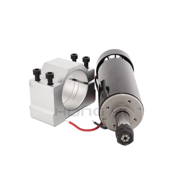 Spindle Motor 500W ER11 Chuck CNC 500W Spindle Motor + 52mm Clamps + Power Supply Speed Governor for DIY CNC