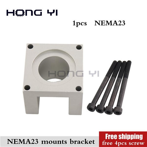 Free Shipping Stepper Motor NEMA 23 Mounts Bracket, the Installation Block for 57 Motor