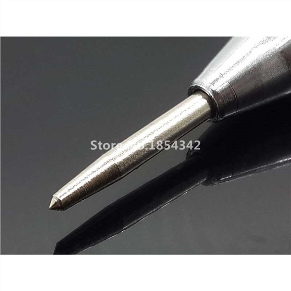 1Pcs HSS Center Punch Stator Punching Automatic Center Pin Punch Spring Loaded Marking Drilling Tool with A Protective Sleeve
