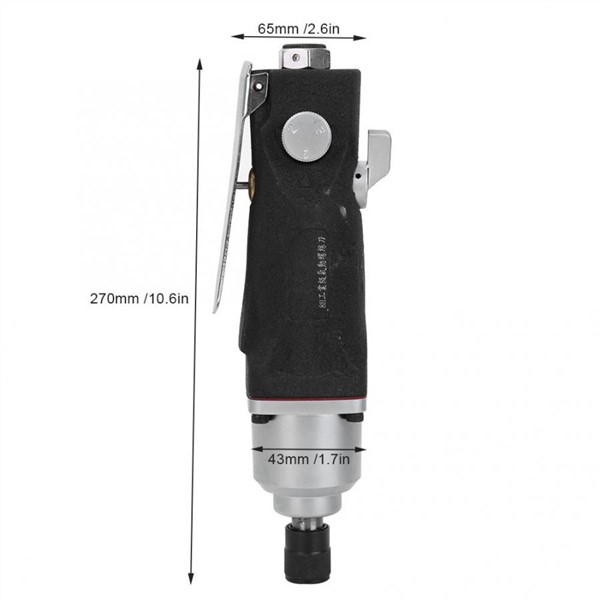 Straight Shank CW/CCW Air Pneumatic Impact Alloy Screwdriver Tool 9000RPM Screwdriver Bit