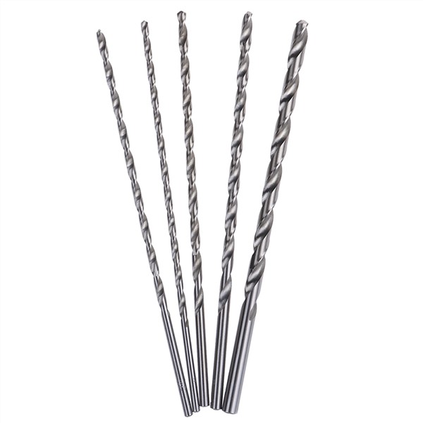 Metal Drilling Tool for Metal Plastic Power Tools Long 200mm 1pc 4-8mm HSS Twist Drill Bit Extra Straight Shank Auger Wood