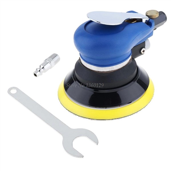 6 Inch 10000rpm Surface Circular Pneumatic Sandpaper Random Orbital Air Sander Polished Grinding Machine Hand Tools Whosale