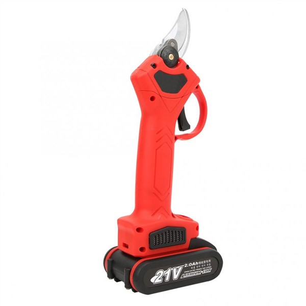 21V Electric Cordless Pruner Branch Cutter Lithium Battery Tijeras Tree Branches Pruning Hand Tools Secateurs EU Plug 110~240V