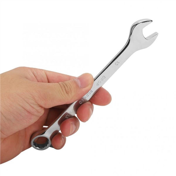 11pcs/Set Carbon Steel Combination Ratchet Wrench Dual Use Spanner Auto Repair Hand Tools