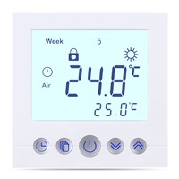 Floureon Water Heating Thermoregulator Touch Screen Thermostat Weekly Programmable Smart Temperature Controller for Boiler