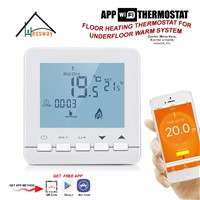 Water Valve, Electric Actuator, Radiator by Smart Phone Floor Heating Thermostat WiFi for for Underfloor Warm System