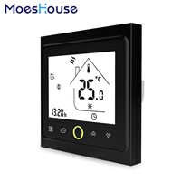 Thermostat Temperature Controller LCD Touch Screen Backlight for Electric Heating 16A Weekly Programmable
