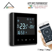 HESSWAY Touch Screen Programmable Heat Cool Temp THERMOSTAT WiFi for APP Controller