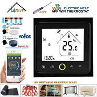 Double Sensor 16A Temperature Controller Room Heating Thermostat WiFi Substrate Heater Cable Works with Alexa Google Home