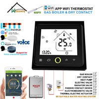 EU 3A Valve Radiator Linkage Controller Wireless Wall Mounted Gas Boiler Thermostat WiFi for Dry Contact &amp;amp;Passive Contact