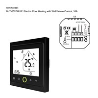 BHT-002GBLW Home WiFi Digital Temperature Controller Thermostat for Gas Boiler Home Control Thermoregulator for Warm Room