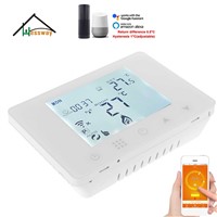 HESSWAY TUYA Smart Wall Mounting WiFi &amp;amp; RF Wireless Room Thermostat for Warm Floor 3A/5A/16A Optional