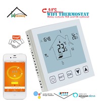 HESSWAY Economical 0.5C Difference Adjustable Floor Heating Thermostat WiFi for TUYA IVR