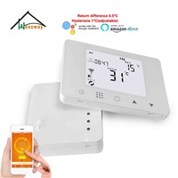 HESSWAY TUYA 433mhz WiFi &amp;amp; RF Wireless Room Thermostat for Heating System Temperature Controller