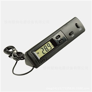 Liquid Crystal Display Thermometer for Automobile Domestic Industry High Precision Temperature Measuring Meter with Clock