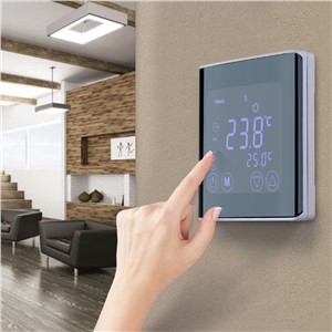 Floureon Weekly Programmable Underfloor Heating Thermostat 220V 16A LCD Touch Screen Room Thermostat Regulator