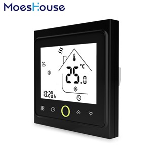 Thermostat Temperature Controller LCD Touch Screen Backlight for Water Floor Heating 3A Weekly Programmable