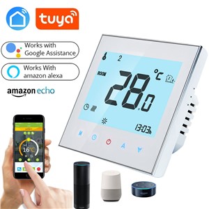Google Home APP Wireless Room Thermostat Wall-Hung Gas Boiler Heating Controller Weekly Programmable Remote Control Temperature
