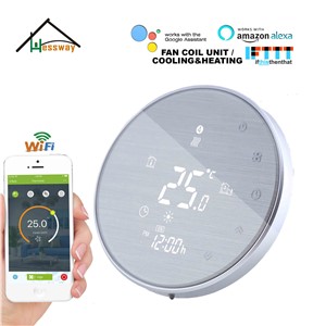 HESSWAY TUYA APP WiFi Thermostat Cooling Heating for Smart Google Home Wire Drawing