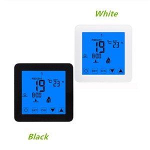 MINCO HEAT Thermoregulator LCD Touch Screen Room Temperature Controller Thermostat for Electric Heating Floor