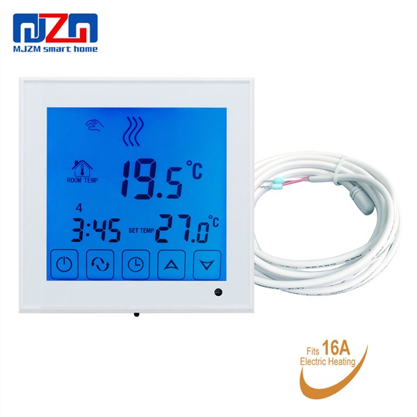 MJZM 16A03-1 Touch Screen Thermostat for Electric Underfloor Heating Thermoregulator Warm Floor Digital Temperature Controller