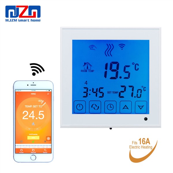 MJZM 16A03-1BB-WiFi Smart Thermostat for Home Electric Underfloor Heating Regulator WiFi Temperature Control Warm Floor