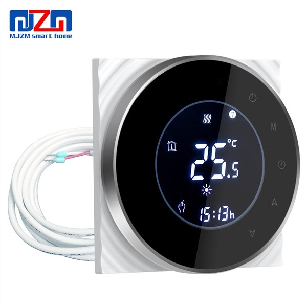 MJZM 16A-6000 Thermostat for Underfloor Heating Temperature Controller Touch Screen Programmable Thermoregulator for Warm Floor