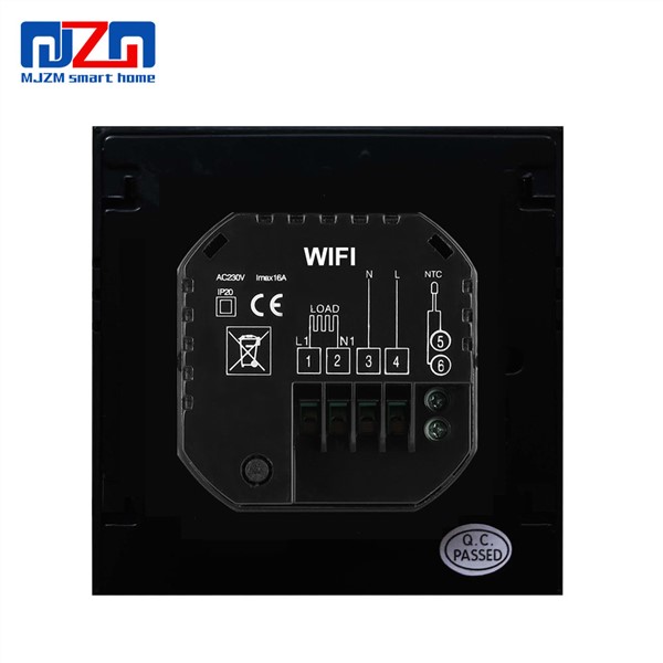 MJZM 16A03-4HH-WiFi Thermostat for Floor Heating Electric Room Warm Digital Temperature Controller Touch Screen Thermoregulator