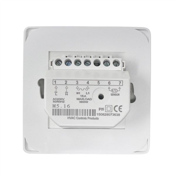 KETOTEK 16AFloor Heating Thermostat International Universal Electronic/Water Temperature Controller Retardant 16A