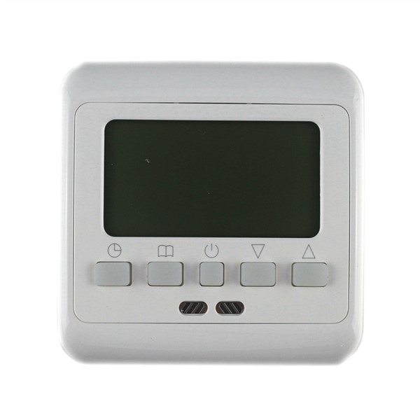 New Underfloor Heating Thermostat with White Backlight LCD Keys Weekly Programmable Room Warm Temperature Controller