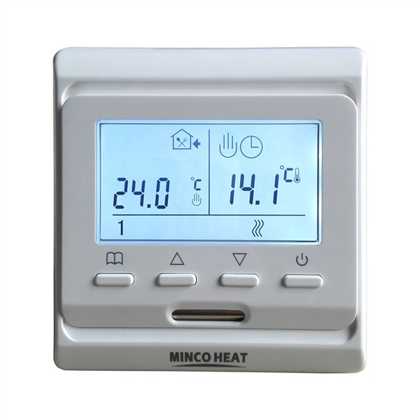 Ship from Russia 220V LCD Programmable Electric Digital Floor Heating Room Air Thermostat White Weekly Warm Floor Controller
