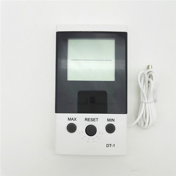 New Refrigerator Aquarium Home Electronic Outdoor Thermometer DT-1 with A Probe Dual Temperature Measurement of High Precision