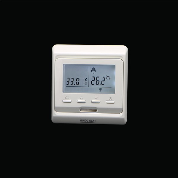 M6.703 723 New LCD Weekly Programmable Electric Digital Water Floor Heating Air Thermostat White Weekly Warm Floor Controller
