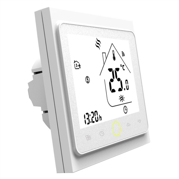 WiFi Thermostat Temperature Controller LCD Touch Screen Backlight for Water/Gas Boiler Works with Alexa Google Home 3A