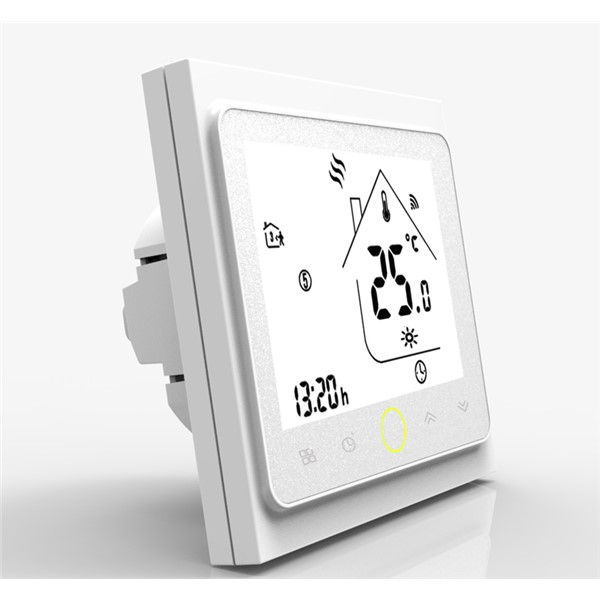 WiFi Thermostat Temperature Controller LCD Touch Screen Backlight for Water Floor Heating Works with Alexa Google Home 3A
