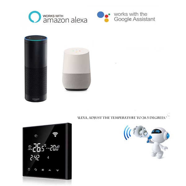 WiFi Thermsotat Thermoregulator for Electric Floor Heating Smart Thermostat Temperature Controller Work with Alexa Goole Home